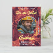 Uitnodiging tot feestdag (Staand voorkant)