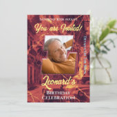 Uitnodiging tot feestdag (Staand voorkant)