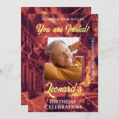 Uitnodiging tot feestdag (Voorkant / Achterkant)