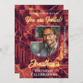 Uitnodiging tot feestdag (Voorkant / Achterkant)