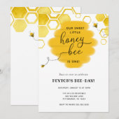 Uitnodiging tot feestdag bij bijen (Voorkant / Achterkant)