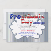 Uitnodiging tot feestdag president (Voorkant)