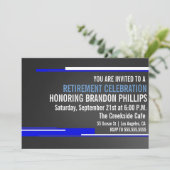 Uitnodiging tot feestelijke feestdag voor moderne  (Staand voorkant)