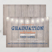 Uitnodiging tot feestelijke feestelijke Afstuderen (Voorkant / Achterkant)