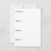 Uitnodiging tot feestvieren (Achterkant)