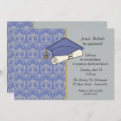 Uitnodiging tot feestvieren afstuderen (Voorkant / Achterkant)