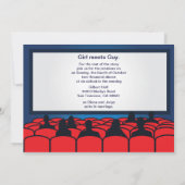 Uitnodiging tot filmmarkttent met ThéleWedding Par (Achterkant)