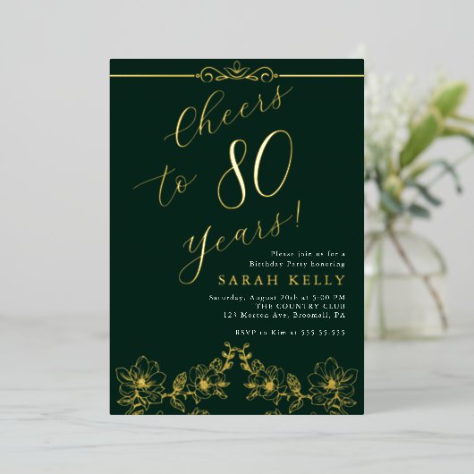 Uitnodiging tot Folie (Staand Voorkant)