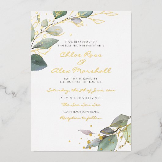 Uitnodiging tot Folie (Voorkant)