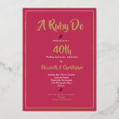 Uitnodiging tot Folie (Achterkant)