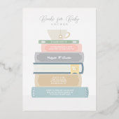 Uitnodiging tot Folie boekje Baby shower (Voorkant)