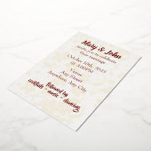 Uitnodiging tot folie bruiloft - volledig bewerkba (Gedraaid)