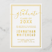 Uitnodiging tot Folie eenvoudige bekendmaking Afst (Voorkant)