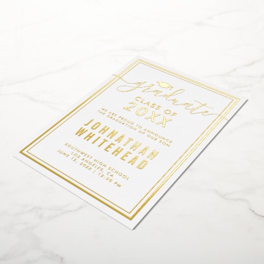 Uitnodiging tot Folie eenvoudige bekendmaking Afst (Gedraaid)