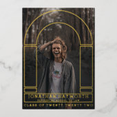 Uitnodiging tot Folie van Afstuderen Golden Arches (Voorkant)