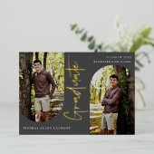 Uitnodiging tot Folie van Afstuderen van de Foto S (Staand Voorkant)