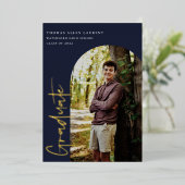 Uitnodiging tot Folie van Afstuderen van de Foto S (Staand Voorkant)