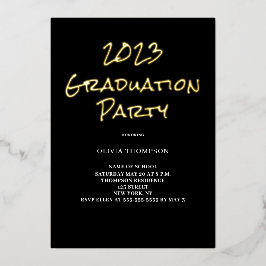 Uitnodiging tot Folie van de Graduation Party 2023