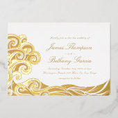 Uitnodiging tot Folie van de wilde strand bestemmi (Voorkant)