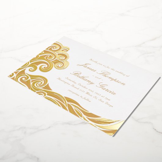 Uitnodiging tot Folie van de wilde strand bestemmi (Gedraaid)