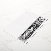 Uitnodiging tot Folie van klassieke vrouwenkring (Gedraaid)