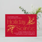 Uitnodiging tot Folie van Lavish Soirée (Staand Voorkant)