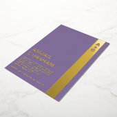 Uitnodiging tot Folie van Paarse weddenschappen (Gedraaid)