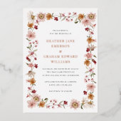 Uitnodiging tot Folie van Rustic Wedding (Voorkant)