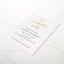 Uitnodiging tot Folie van scripted Graduation Part