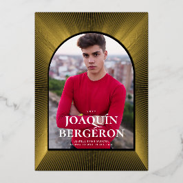 Uitnodiging tot Folie van Starburst Afstuderen