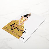 Uitnodiging tot Folie via Quinceañera bewerken (Gedraaid)