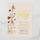 Uitnodiging tot Folie vijftigdaagse (Voorkant)