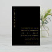 Uitnodiging tot Folie voor gouden bruidjes (Staand Voorkant)