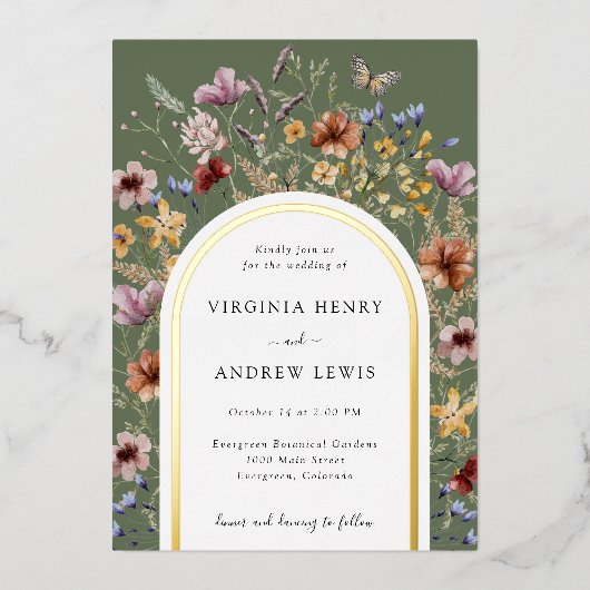 Uitnodiging tot Folie voor groene artsweddenschapp (Voorkant)