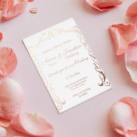 Uitnodiging tot Folie voor joodse lijsten bruiloft