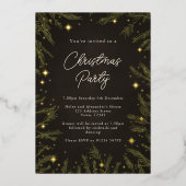 Uitnodiging tot Folie voor kerstfeestdagen met ele (Voorkant)