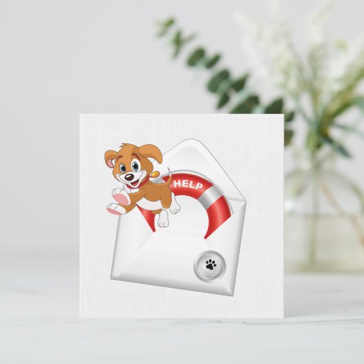 uitnodiging tot fondsenwerving (Staand voorkant)