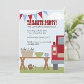 Uitnodiging tot Football per trein (Staand voorkant)