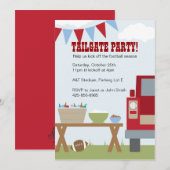 Uitnodiging tot Football per trein (Voorkant / Achterkant)