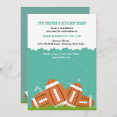 Uitnodiging tot footballs (Voorkant / Achterkant)