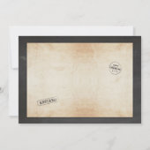 Uitnodiging tot foto-uitzending via Tint Rustic Pa (Achterkant)