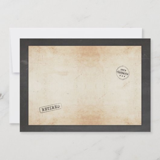 Uitnodiging tot foto-uitzending via Tint Rustic Pa (Achterkant)