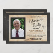 Uitnodiging tot foto-uitzending via Tint Rustic Pa (Voorkant / Achterkant)