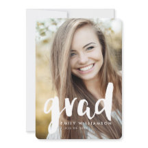 Uitnodiging tot fotograaf voor modern Afstudeerder