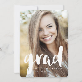 Uitnodiging tot fotograaf voor modern Afstudeerder