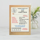 Uitnodiging tot functionaris van de geheime agent (Staand voorkant)