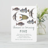  uitnodiging tot geboorte (Staand voorkant)