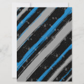 Uitnodiging tot geboorte Football Editable (Achterkant)