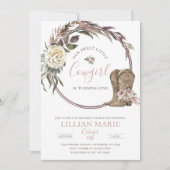 Uitnodiging tot geboorte in Roedel Land (Voorkant)