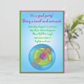 Uitnodiging tot geboorte van de Afrikaanse America (Staand voorkant)